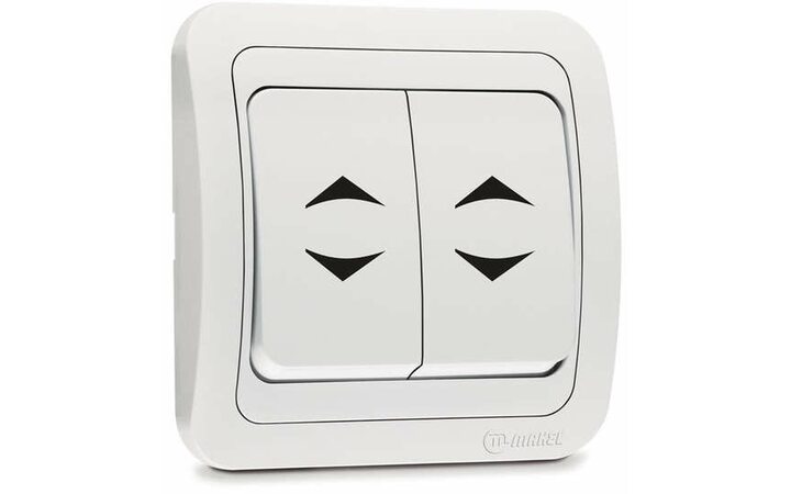 фото - Выключатель проходной 2-кл. СП Mimoza 10А IP20 бел./бел. Makel 12026