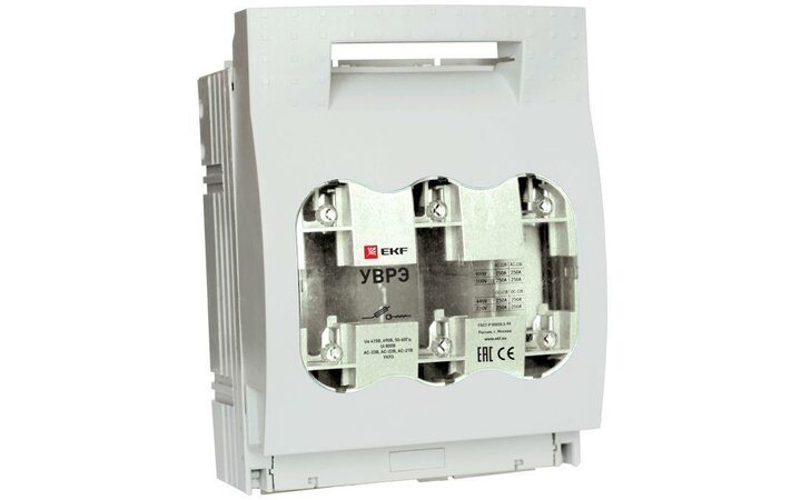 фото - Выключатель-разъединитель УВРЭ 160А откидного типа под предохранители ППН (габ.00) EKF uvre-160