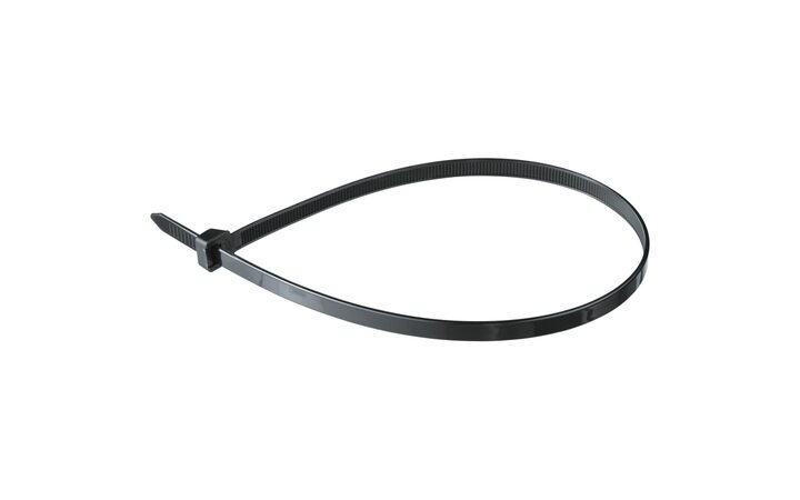 фото - Хомут кабельный 71 346 NCT-076-400-100/BL 7.6х400 нейл. черн. (уп.100шт) Navigator 71346
