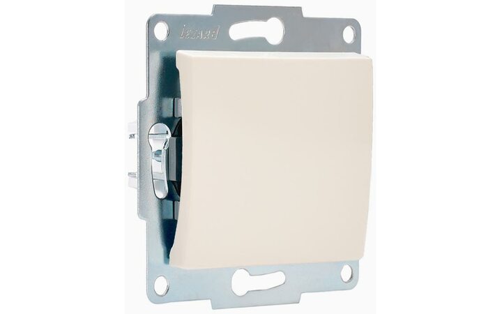 фото - Механизм выключателя 1-кл. 1п СП Karina 10А IP20 крем. LEZARD 707-0388-100
