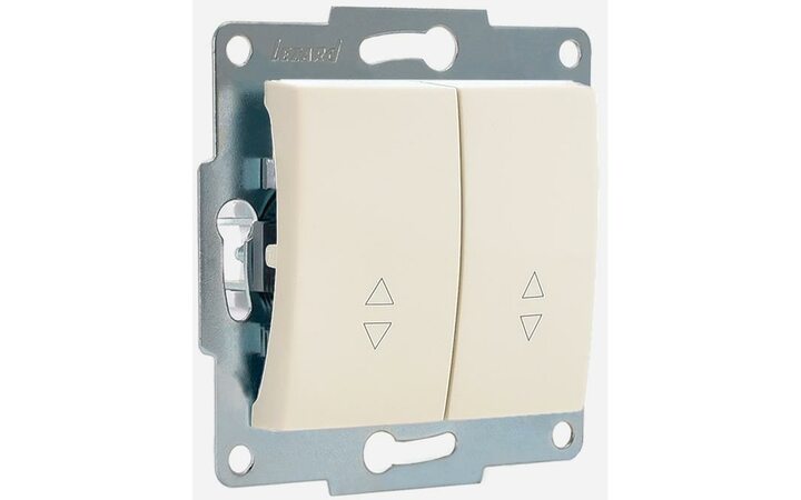 фото - Механизм выключателя проходного 2-кл. 1п СП Karina 10А IP20 крем. LEZARD 707-0388-106