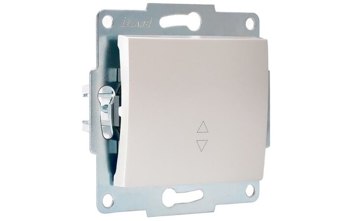 фото - Механизм выключателя проходного 1-кл. 1п СП Karina 10А IP20 жемчуж./бел. перламутр. LEZARD 707-3088-105