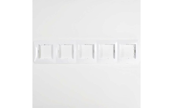 фото - Рамка 5-м KARINA LIFE горизонт. бел. LEZARD 708-0200-150