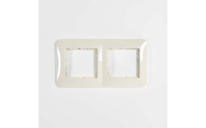 фото - Рамка 2-м KARINA LIFE горизонт. крем. LEZARD 708-0300-147