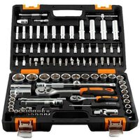 Набор инструментов 1/2дюйм, 1/4дюйм CrV пластик. кейс (94 предм.) Вихрь 73/6/7/5