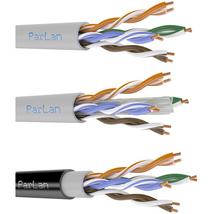 фото - Паритет ParLan™ U/UTP Cat5e 2х2х0,52 PVC 305 м