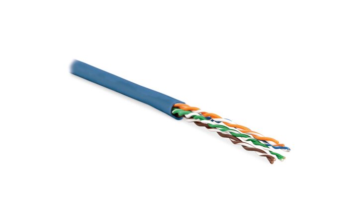 фото - Hyperline UUTP4-C5E-P24-IN-LSZH-BL-100