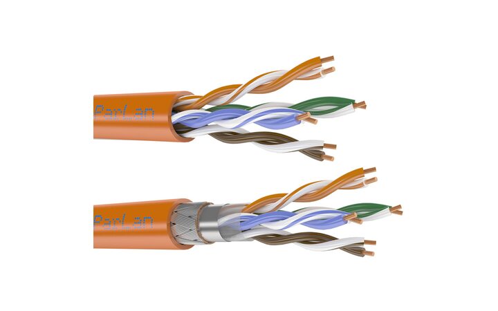 фото - Паритет ParLan U/UTP Cat5e 1х2х0,52 ZH нг(А)-HF 500 м