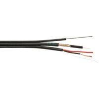 ELETEC Кабель комбинированный КВК-П-2Э2x0.75 мм275 Ом, плоский, outdoor, с тросом, 200 м (04-008)