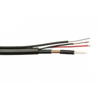 ELETEC Кабель комбинированный RG59 B/U+2x0.75 мм275 Ом, Outdoor, с тросом, 200 м (04-525)