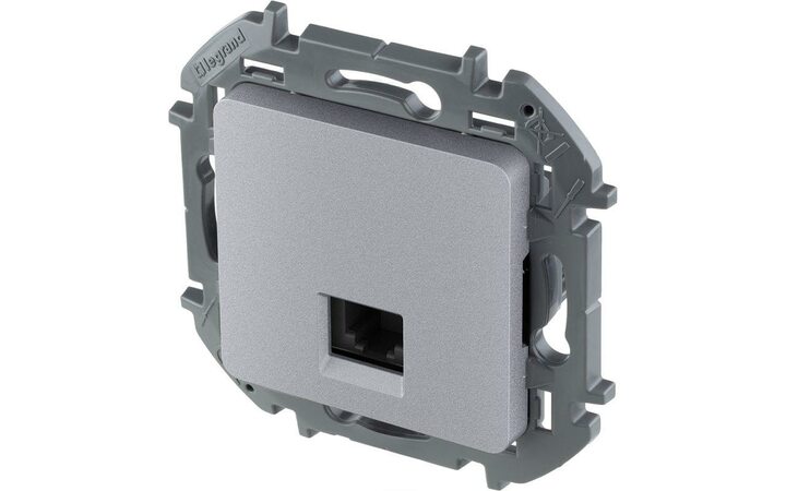 фото - Механизм розетки телефонная RJ11 Inspiria алюм. Leg 673822