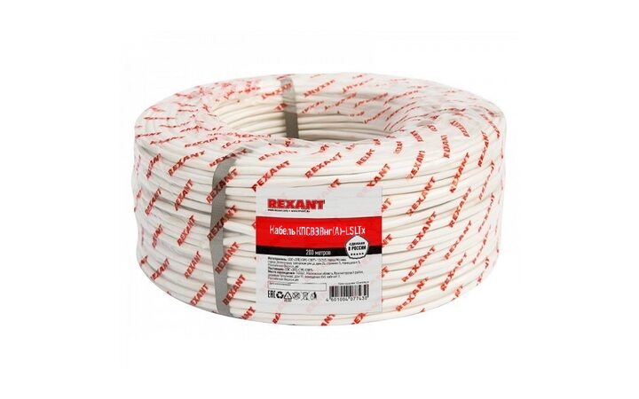 фото - REXANT Кабель КПСВЭВнг(А)-LSLTx 1x2x1,00мм² 200м (01-4872-1)