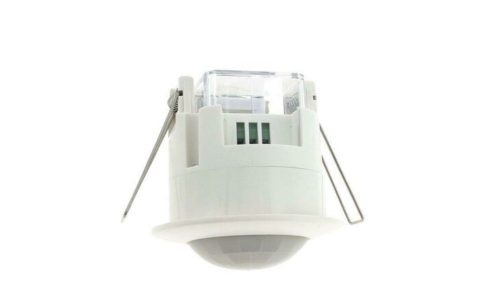 фото - Датчик движения (ИК) MS-100 (ДД) встраив. 1200Вт 360град. до 6м IP20 EKF dd-ms-100