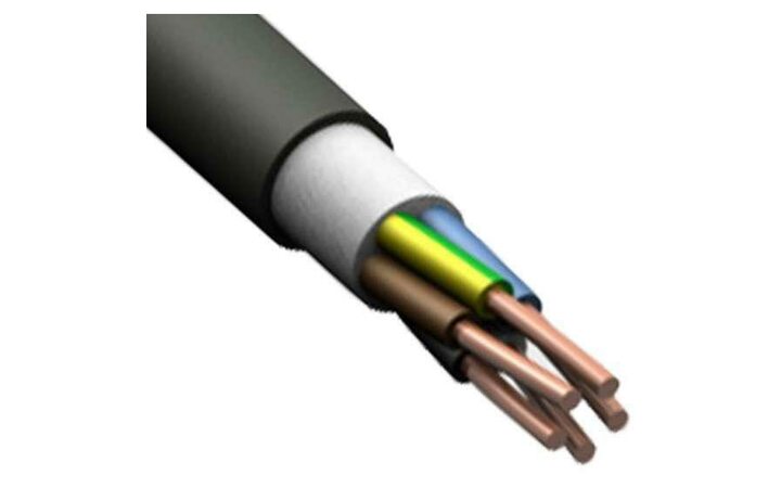 фото - Кабель ППГнг(А)-HF 5х2.5 ОК (N PE) 0.66кВ (м) Цветлит 00-00140601