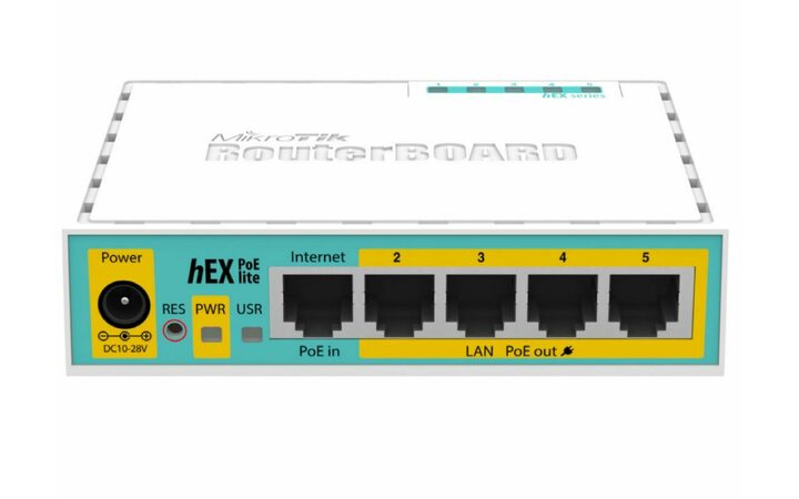 фото - Mikrotik hEX PoE lite (RB750UPR2)