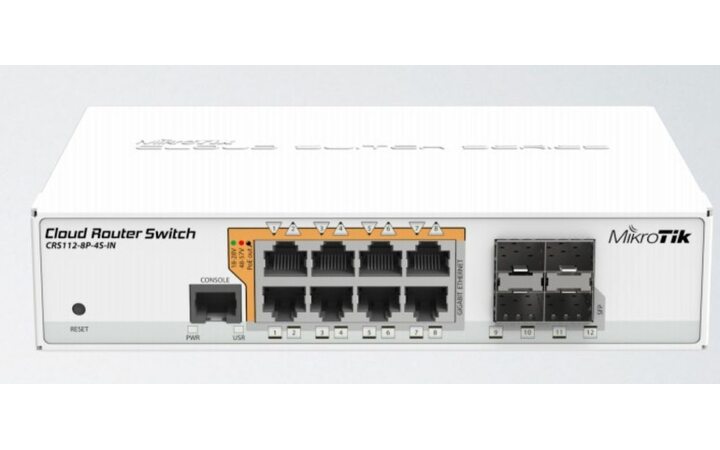 фото - Mikrotik CRS112-8P-4S-IN