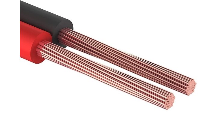 фото - PROCONNECT Кабель акустический 2х0,50 мм² красно-черный (бухта 100 м) (01-6103-6), бухта 100м