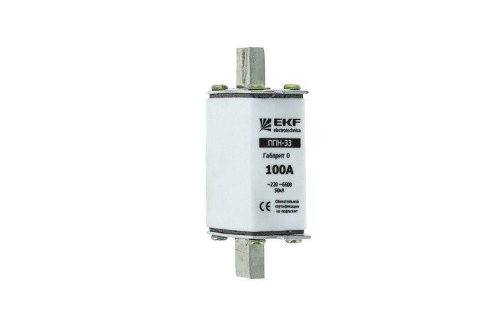 фото - Вставка плавкая ППН-33 160/20А габарит 0 PROxima EKF fus-33-0/160/20