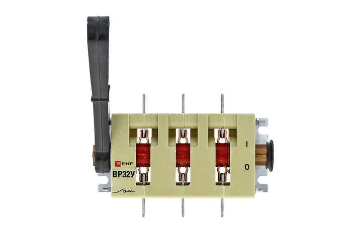 фото - Выключатель-разъединитель ВР32У-37А71220 400А 2 напр. с дугогасит. камерами несъемная лев./прав. рукоятка MAXima EKF uvr32-37a71220