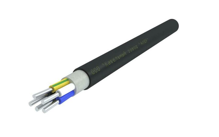 фото - Кабель АВВГнг(А)-LS 5х2.5 ОК (N PE) 0.66кВ (м) АЛЮР 0510100001