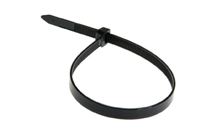 фото - REXANT Хомут nylon 400 x 7, 6 мм 100 шт чёрный (07-0401-8)
