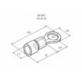 фото - REXANT Наконечник кольцевой изолированный ø 10.5 мм 0.5-1.5 мм² (НКи 1.5-10) красный (08-0017)