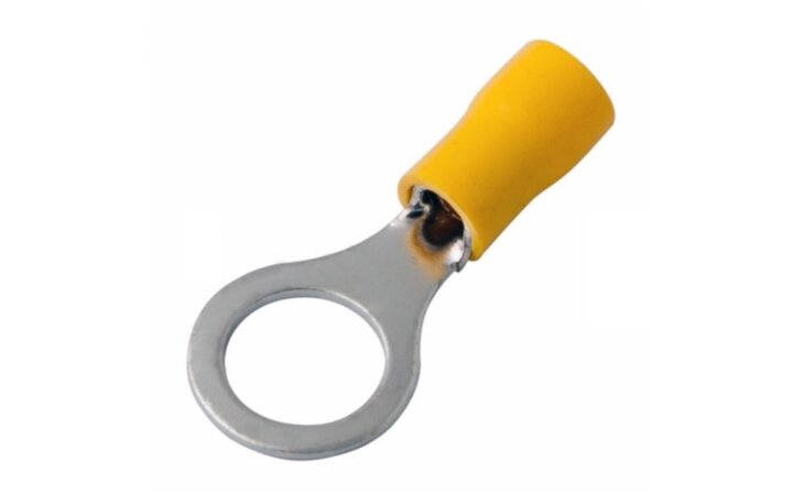 фото - REXANT Наконечник кольцевой изолированный ø 10.5 мм 4-6 мм² (НКи 6.0-10/НКи5,5-10) желтый (08-0055)