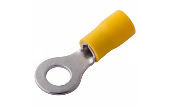 фото - REXANT Наконечник кольцевой изолированный ø 6.5 мм 4-6 мм² (НКи 6.0-6/НКи5,5-6) желтый (08-0053)