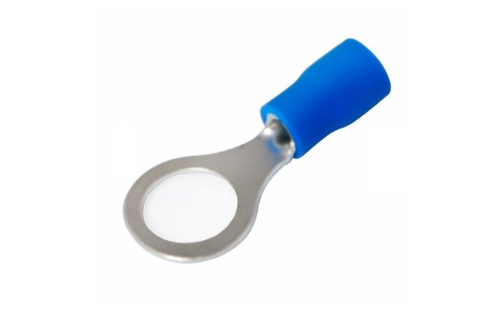 фото - REXANT Наконечник кольцевой изолированный ø 8.4 мм 1.5-2.5 мм² (НКи 2.5-8/НКи2-8) синий (08-0036)