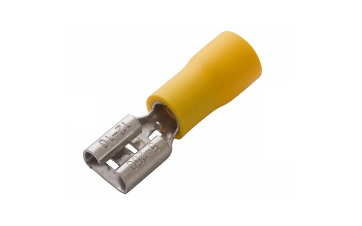 фото - REXANT Клемма плоская изолированная РПи-м 6.0-(6.3)/РпИм 5,5-6-0,5 гнездо 7.4 мм 4-6 мм² (08-0451)