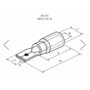 фото - REXANT Клемма плоская изолированная РПи-п 1.5-(4.8)/РПИп 1,25-5 штекер 4.8 мм 0.5-1.5 мм² красная (08-0312)