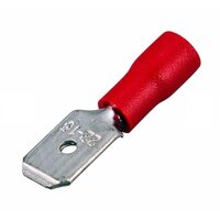 REXANT Клемма плоская изолированная РПи-п 1.5-(6.3)/РпИп 1,25-6-0,8 штекер 6.3 мм 0.5-1.5 мм² красная (08-0313)