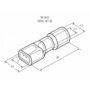 фото - REXANT Клемма плоская полностью изолированная РППи-м 2.5-(4.8)/РпИмп 2-5-0,8 гнездо 5.6 мм 1.5-2.5 мм² (08-0631)
