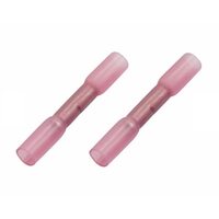 фото - REXANT Соединительная гильза изолированная термоусаживаемая L-37 мм 0.5-1 мм² (ГСИ-т 1.0/ГСИ-т 0,5-1,0) красная (08-0718)