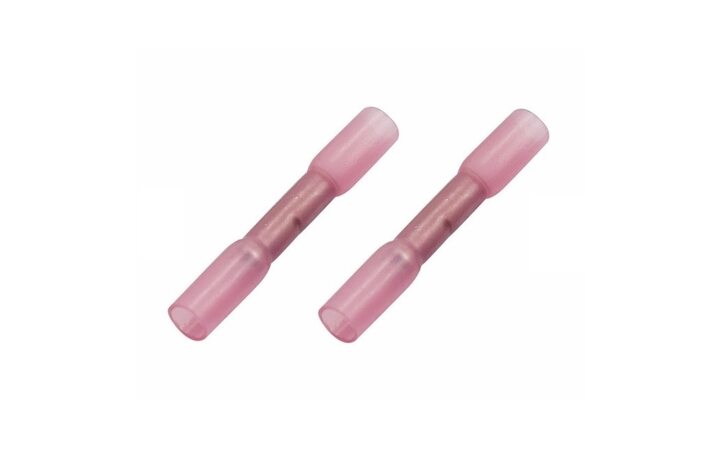 фото - REXANT Соединительная гильза изолированная термоусаживаемая L-37 мм 0.5-1 мм² (ГСИ-т 1.0/ГСИ-т 0,5-1,0) красная (08-0718)