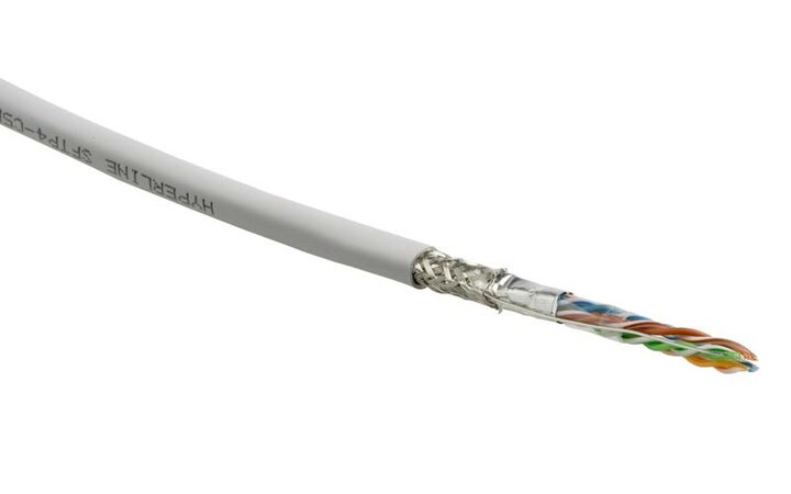 фото - Hyperline SFUTP4-C5E-S24-IN-PVC-GY-305 (SFTP4-C5E-SOLID-GY-305) (305 м)