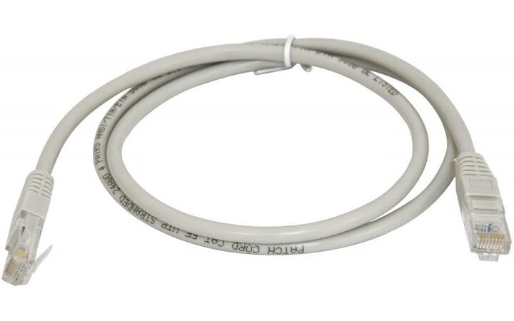 фото - Hyperline PC-LPM-UTP-RJ45-RJ45-C5e-0.3M-GY