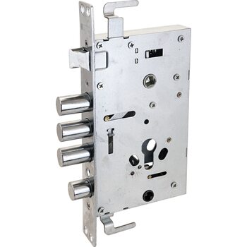 фото - Аллюр ЗВ1-08А-C AТМ-L левый автомат.без ц/мех.б/о для кит.металл.дверей Замок врезной б/руч (20)