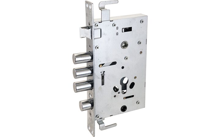 фото - Аллюр ЗВ1-08А-C AТМ-L левый автомат.без ц/мех.б/о для кит.металл.дверей Замок врезной б/руч (20)