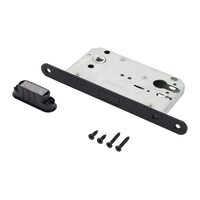 Аллюр АРТ 5300-MC BL матовый черный без ц/м МАГНИТНЫЙ Замок врезной (40)