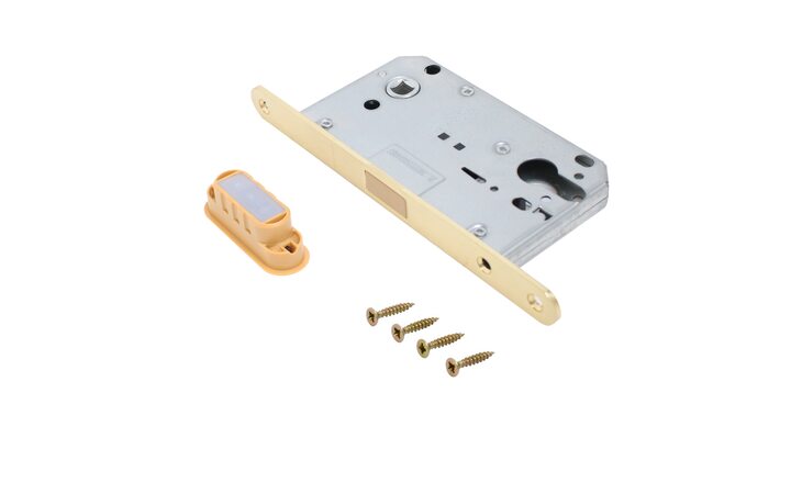 фото - Аллюр АРТ 5300-MC SB мат.золото без ц/м МАГНИТНЫЙ Замок врезной (40)