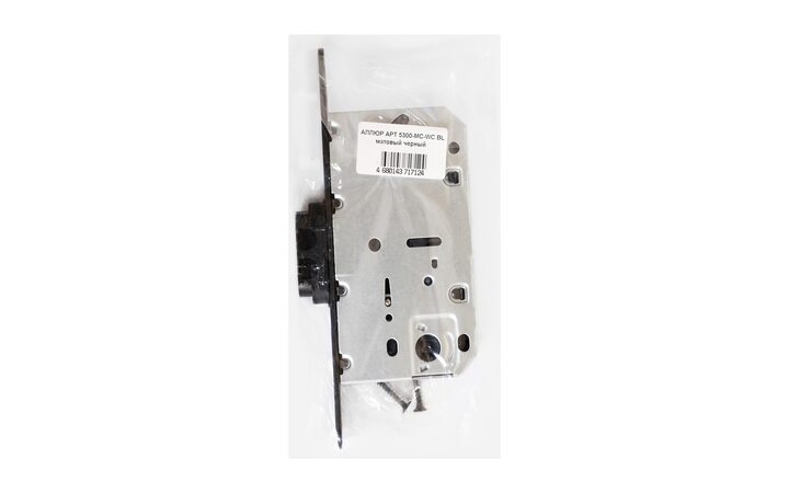 фото - Аллюр АРТ 5300-MC-WC BL матовый черный B2B пакет МАГНИТНАЯ Защёлка (50)