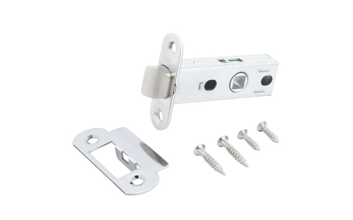 фото - Аллюр АРТ L45-8-R18 CP хром овал.торц.планка18мм б/ручек Защёлка (100)