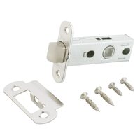 Аллюр АРТ L45-8-R18 SN мат.никель овал.торц.планка18мм б/ручек Защёлка (100)