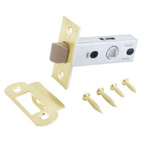 Аллюр АРТ L45-8-P SB мат.золото пластик торц.планка 25мм б/ручек Защёлка (100)