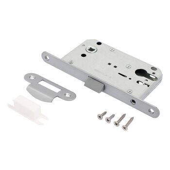 фото - Аллюр АРТ 5300-P SC мат.хром без ц/м Замок врезной (40)