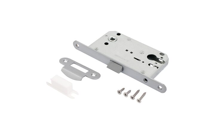 фото - Аллюр АРТ 5300-P SC мат.хром без ц/м Замок врезной (40)