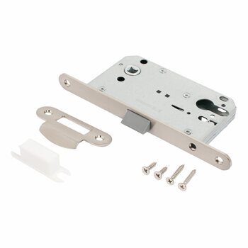 фото - Аллюр АРТ 5300-P SN мат.никель без ц/м Замок врезной (40)