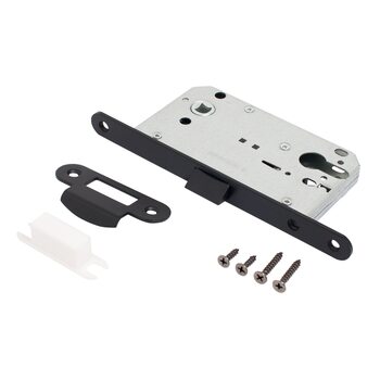 фото - Аллюр АРТ 5300-P BL матовый черный без ц/м Замок врезной (40)