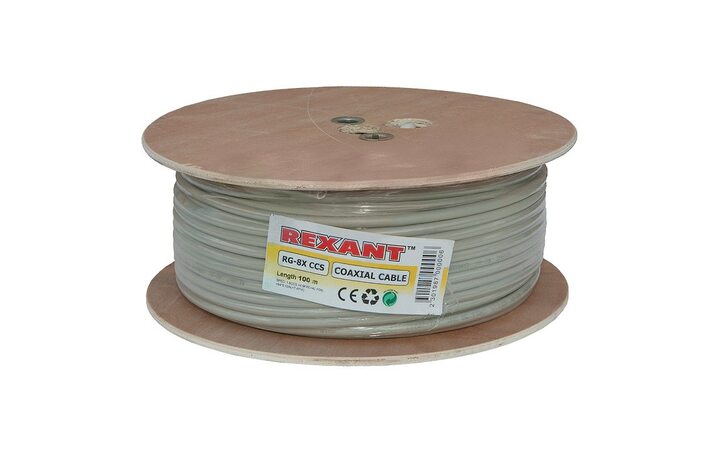 фото - REXANT RG-8X 100м. серый (01-2021)